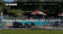 Desktop Screenshot of camping4saisons.com